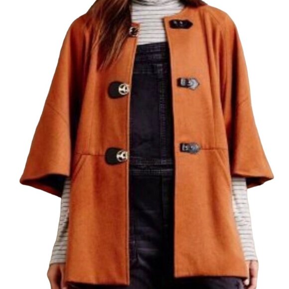 Anthropologie Oak Moon Toggle Coat - Picture 1 of 11
